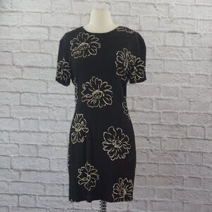 Vintage 90s Sunflower Mini Dress